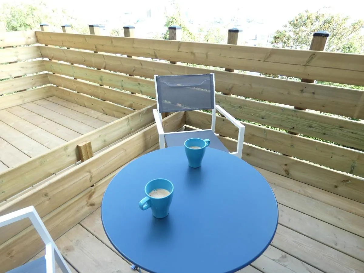 Charmant Studio, Terrasse Privative Moulin Blanc Brest Lejlighed